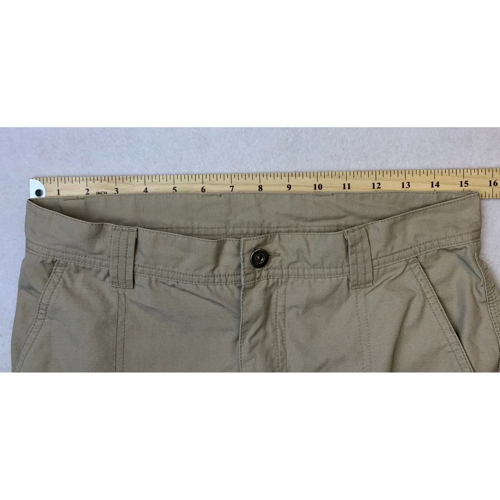 Koppen Mens Cargo Shorts Size 30‎ Tan Khaki Ripstop Hiking Outdoor Utility